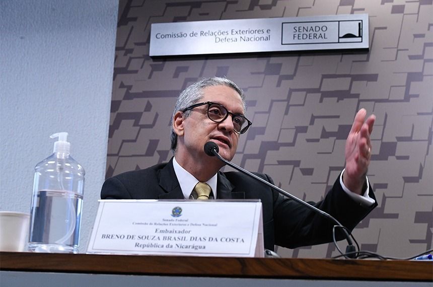 O embaixador do Brasil na Nicarágua, Breno de Souza