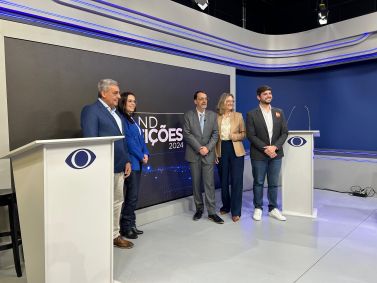 Candidatos à Prefeitura de Porto Alegre participam de primeiro debate em TV