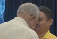 Prefeito de Teresina dá cabeçada em candidato do PSOL durante debate na TV