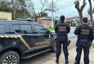PF realiza operação contra o tráfico internacional de drogas no Sul do Brasil