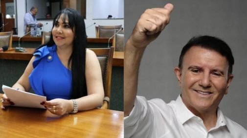 Janad Calvari (PL) e Eduardo Siqueira Campos (Podemos)