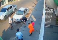 Vídeo: criança de 3 anos engasga e é salva por policial, no interior de SP