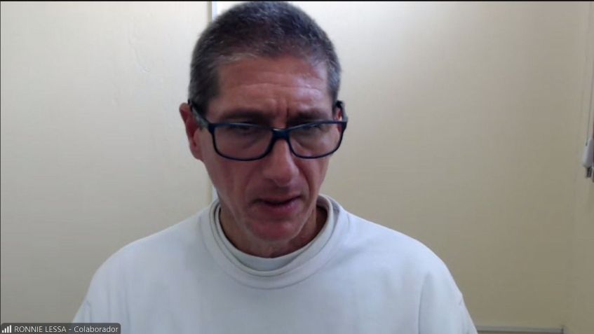 Ronnie Lessa presta depoimento ao STF nesta terça-feira (27) • 27/08/2024 - Reprodução