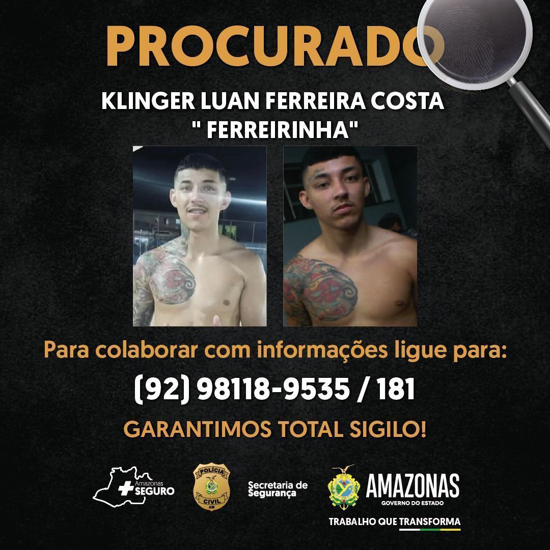 Polícia do Amazonas identifica suspeitos de linchamento que resultou na morte de um homem após briga de trânsito • Divulgação
