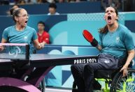 Paralimpíada: dupla brasileira garante bronze no tênis de mesa da classe WD5