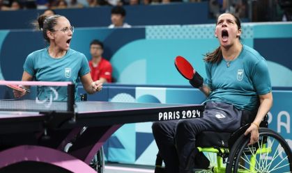 Paralimpíada: dupla brasileira garante bronze no tênis de mesa da classe WD5