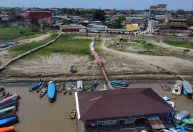 Rio Solimões registra menor nível da história no AM