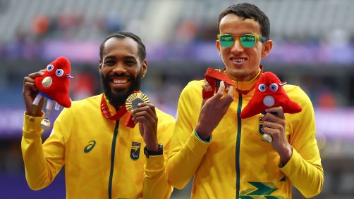 Yeltsin Jacques conquistou o ouro nos 1.500m T11 em Paris 2024
