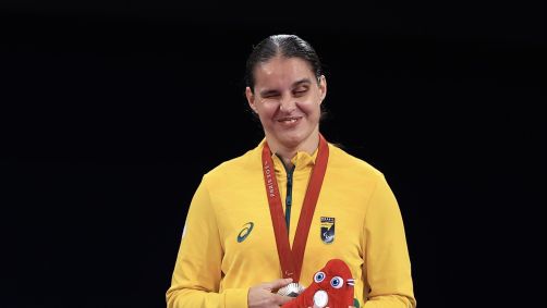 Erika Zoaga levou a prata no judô +70kg J1