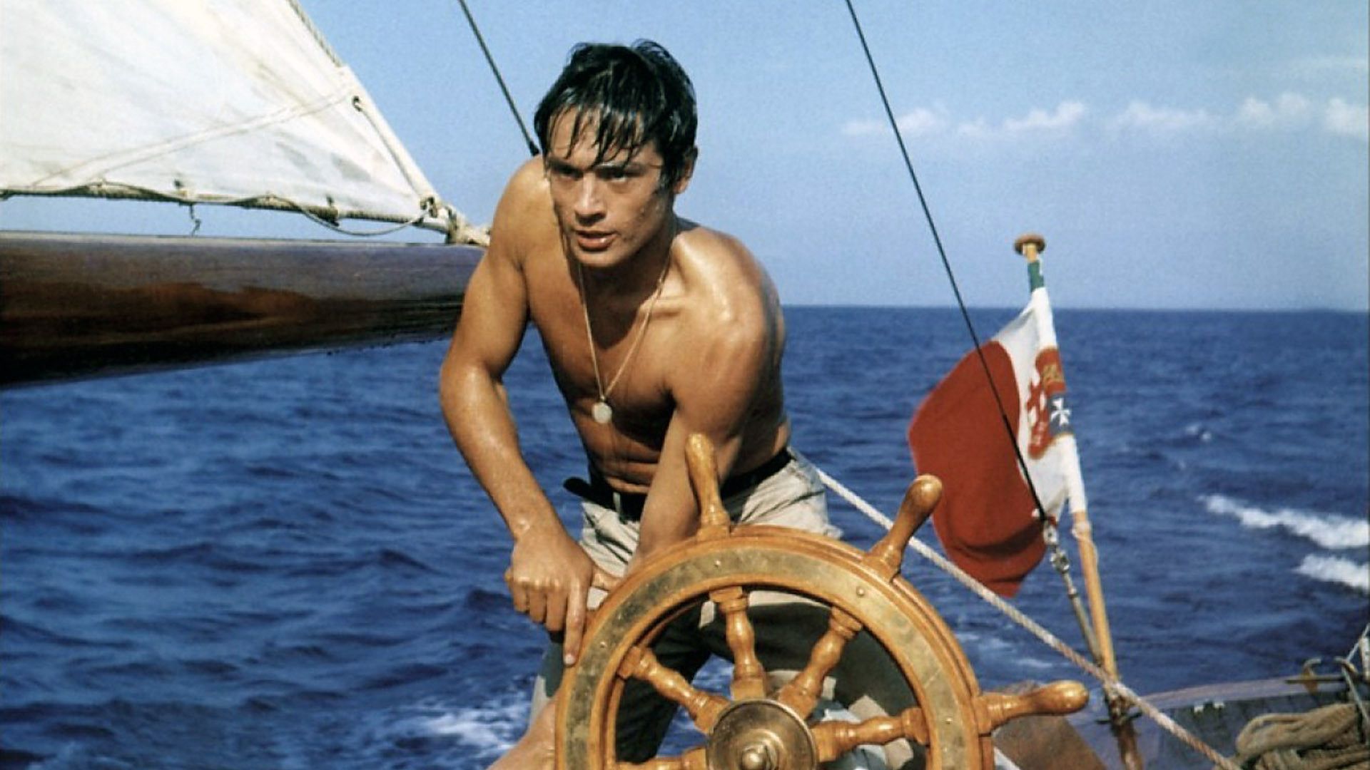 Alain Delon em "O Sol Por Testemunha" / Divulgação