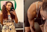 Alice Carvalho, de "Renascer", diz que ganhou quase 10kg para próximo projeto