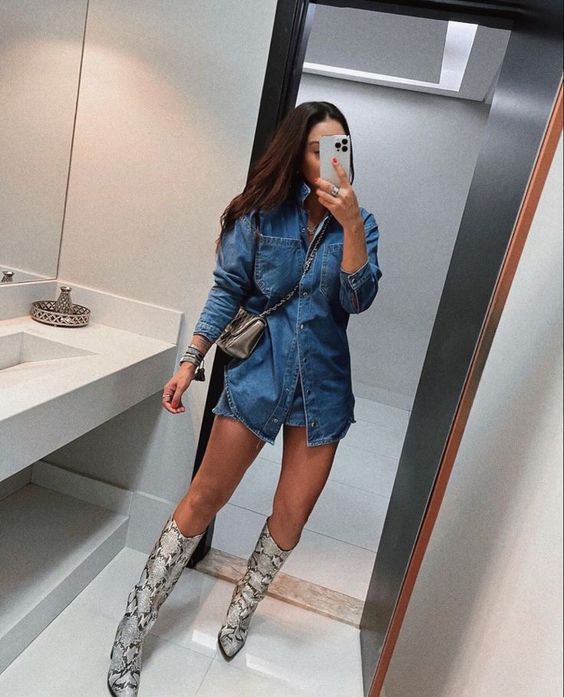 All jeans é uma das opções de look para festivais sertanejo / Reprodução/Pinterest