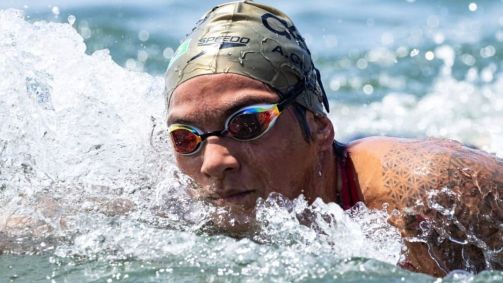 Ana Marcela Cunha busca o bicampeonato da maratona aquática em Paris 2024