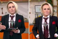 De terninho e microfone, Ana Maria faz homenagem a Silvio Santos