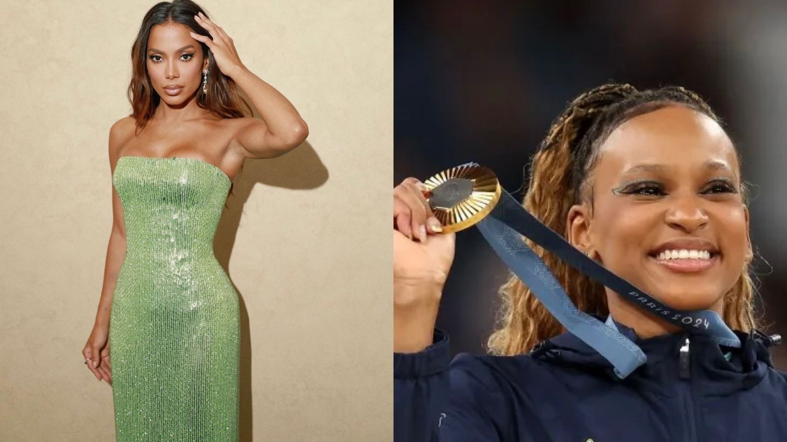Paris 2024 Anitta celebra ouro de Rebeca Andrade usando sua música