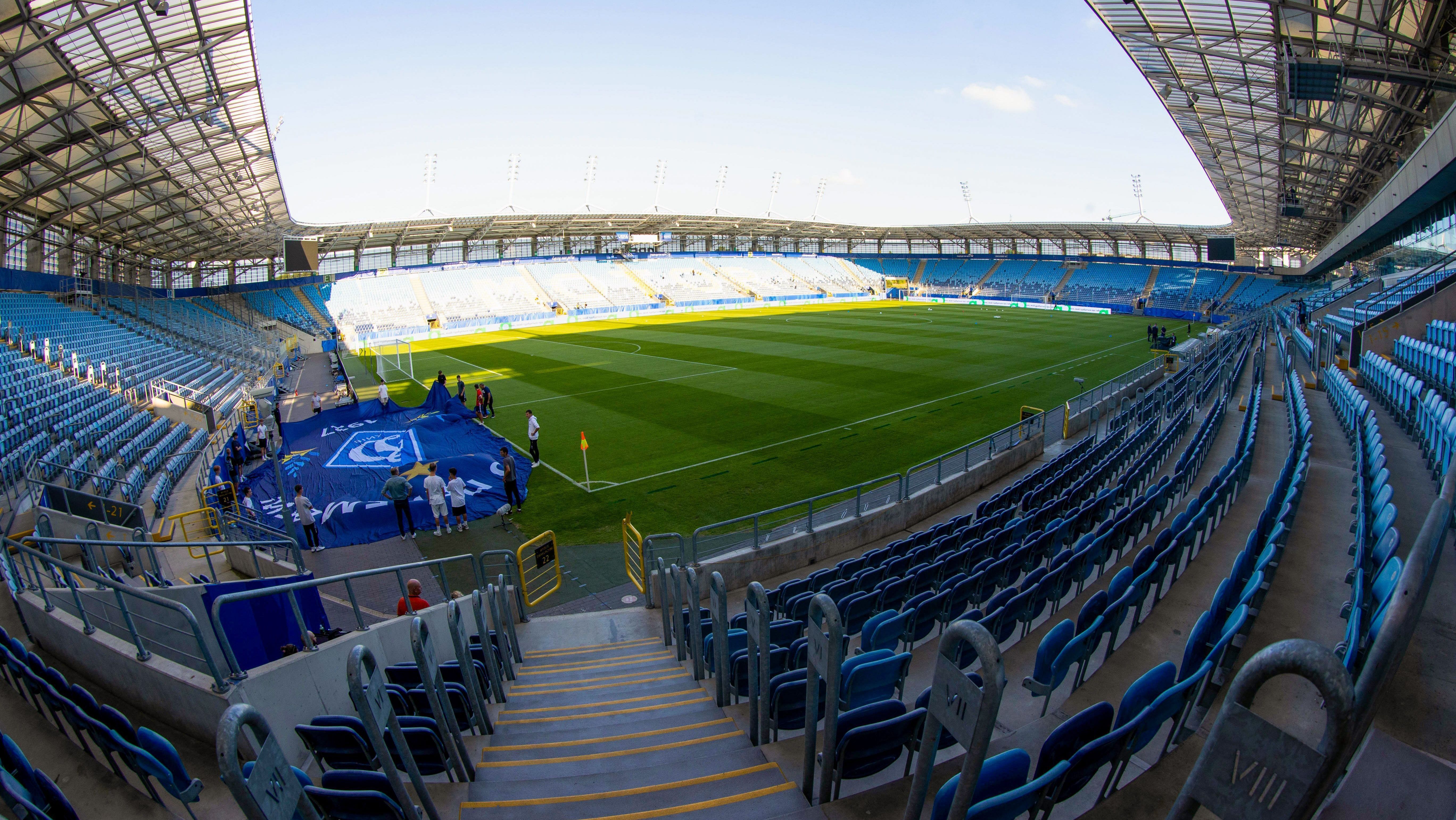 Arena Lublin, na Polônia, receberá jogo do Dínamo de Kiev na Champions