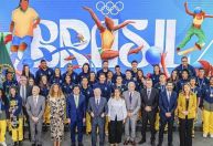 Lula recebe atletas que participaram dos Jogos Olímpicos de Paris 2024 no Planalto