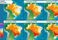 Alerta: setembro começa com a maior e mais poderosa onda de calor sufocante do ano; veja mapa