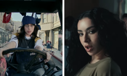 Billie Eilish e Charli XCX se juntam para remix de "Guess"; assista