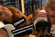 Bruna Marquezine e João Guilherme aparecem juntos com novos pets