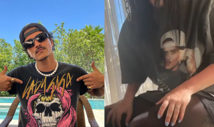 bruno e blusa gaga