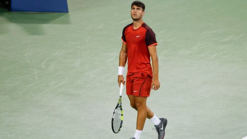 Carlos Alcaraz no Masters de Cincinnati