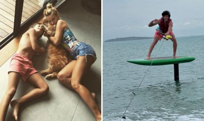 Carolina Dieckmann celebra 17 anos de seu filho José Worcman