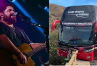 Cesar Menotti fala sobre acidente de ônibus durante show: "Mais um livramento"