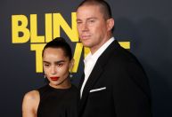 Channing Tatum diz que conheceu a noiva Zoë Kravitz em "Pisque Duas Vezes"