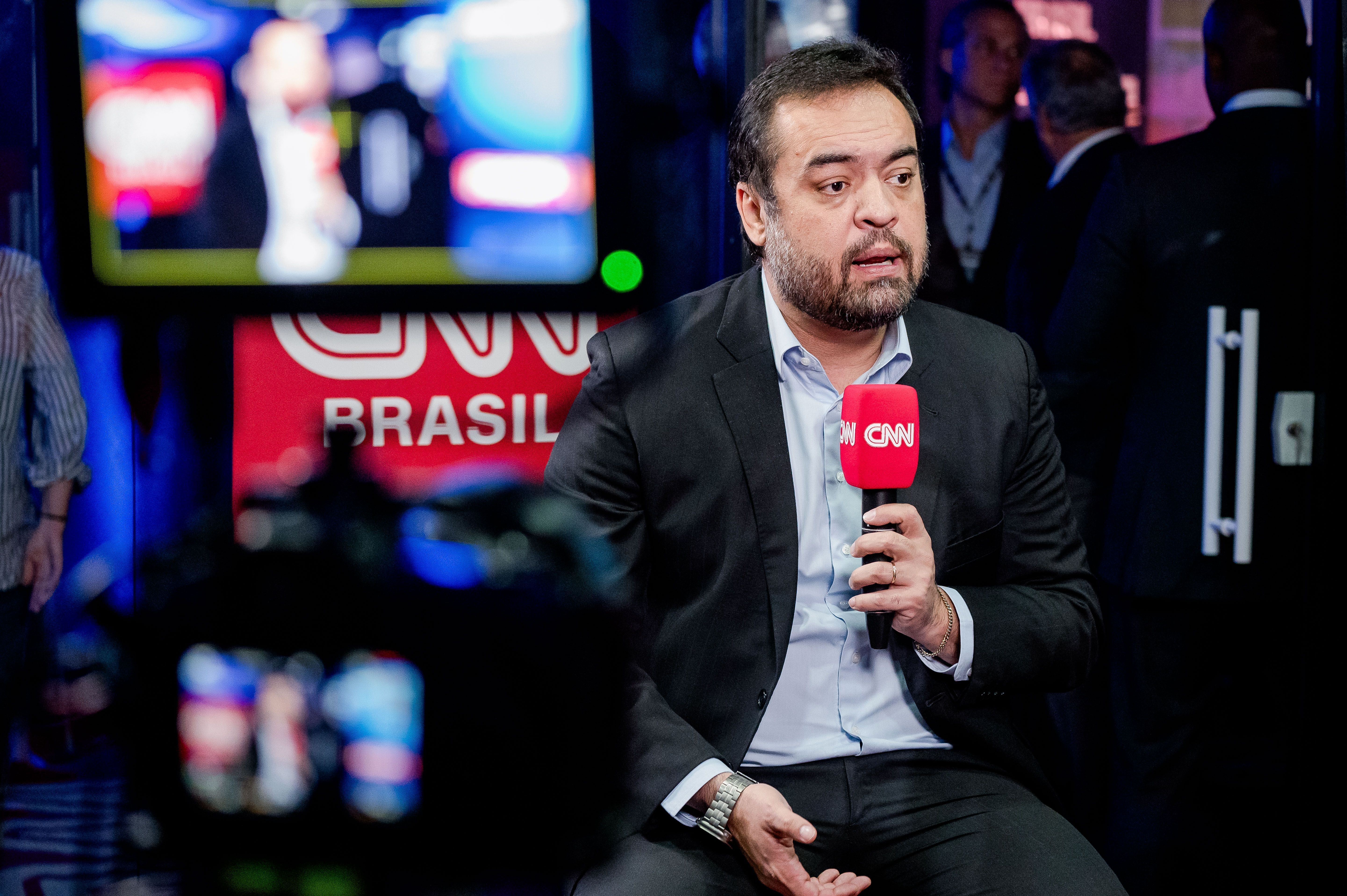 Claudio Castro​, governador do Rio de Janeiro, durante CNN Talks​
