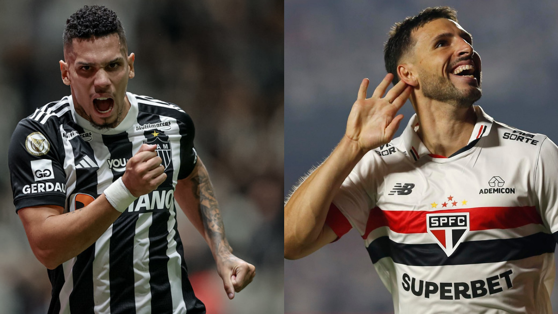 São Paulo e Atlético-MG fazem o jogo de ida nesta quarta