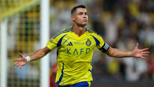 Cristiano Ronaldo marcou um dos gols da vitória do Al-Nassr sobre o Al Feiha