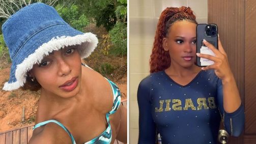 Internautas resgata vídeo antigo em suposta polêmica entre Dandara Mariana e Rebeca Andrade