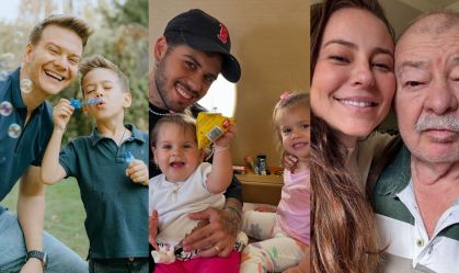Dia dos Pais: famosos publicam e recebem homenagens nas redes; veja