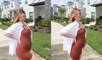Influenciadora está grávida da primeira filha, que se chamará Aurora, com o cabeleireiro Du Nunes