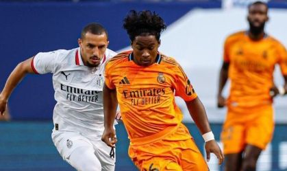 Endrick em ação pelo Real Madrid