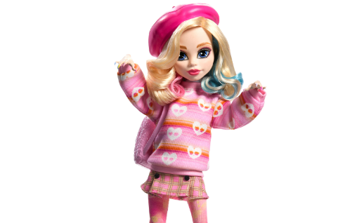 Boneca da personagem Enid, de "Wandinha" • Divulgação/Mattel