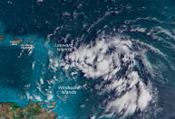 Tempestade Tropical Ernesto segue para Porto Rico, mas não chegará aos EUA