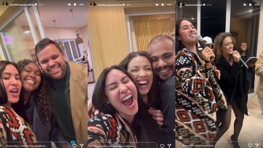 Ex-BBBs se reúnem em festa com karaokê / Foto: Instagram/Isabelle Nogueira e Beatriz Reis