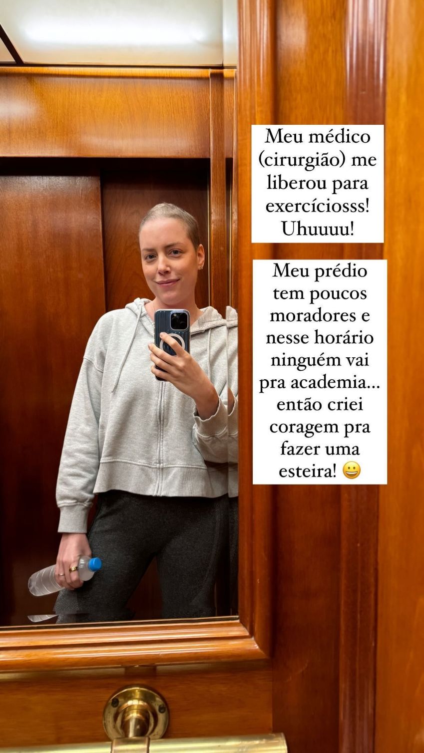Fabiana Justus comemora retorno à prática de exercícios físicos / Instagram/Fabiana Justus
