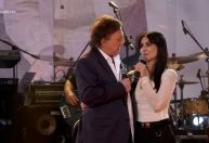 Fábio Jr. e Cleo Pires emocionam ao cantar juntos no "Altas Horas"; veja