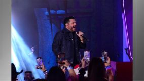 Bruno cantou ao lado de sua dupla, Marrone, na 69ª edição da Festa de Barretos