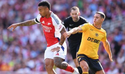Gabriel Jesus em ação pelo Arsenal