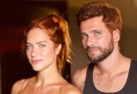 Bruno Gagliasso surge ruivo, e Giovanna Ewbank brinca: "Mais que amigas, gêmeas"