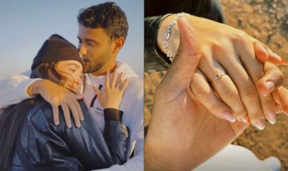 Ex-BBBs Pizane e Giovanna oficializam namoro com anel de compromisso