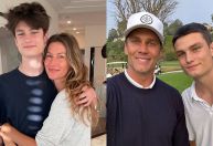 Gisele Bündchen parabeniza primogênito de Tom Brady: "Somos tão sortudos"
