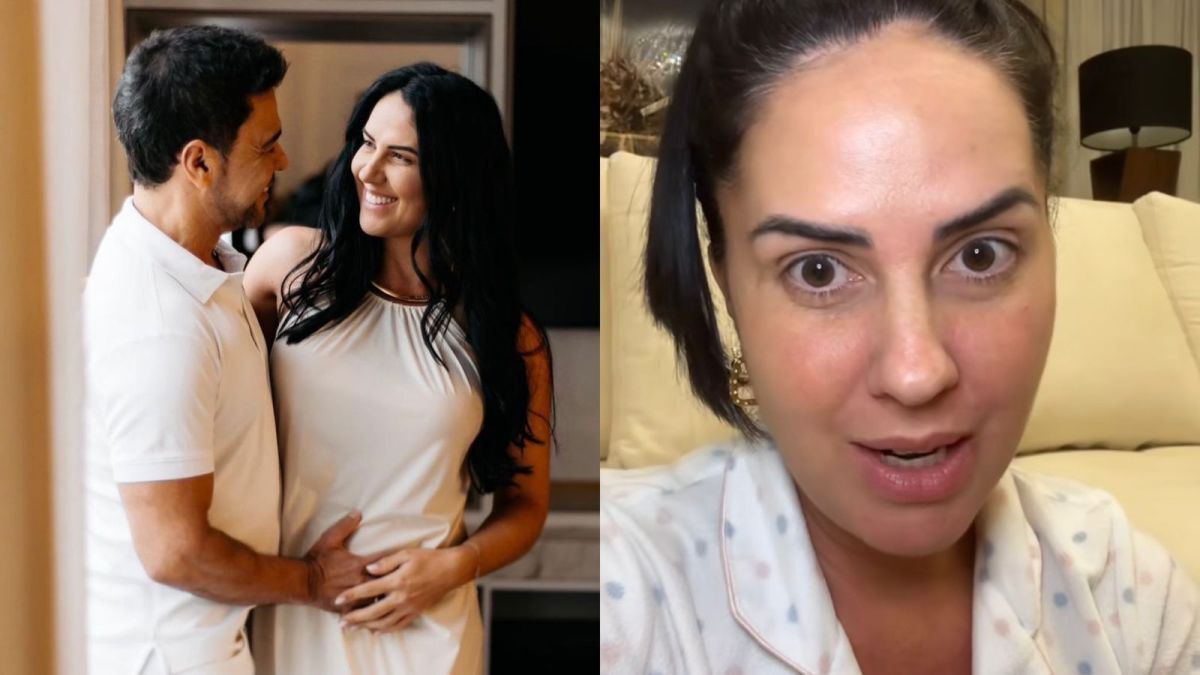 Graciele fala de família de Zezé Di Camargo em chá revelação após briga com  nora | CNN Brasil