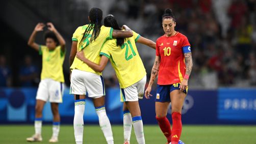 Jenni Hermoso detonou a atuação do Brasil, que eliminou a Espanha na semifinal da Olimpíada