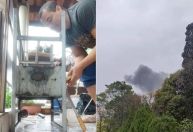 Avião da Voepass: morador gravava vídeo limpando churrasqueira no momento em que queda ocorreu