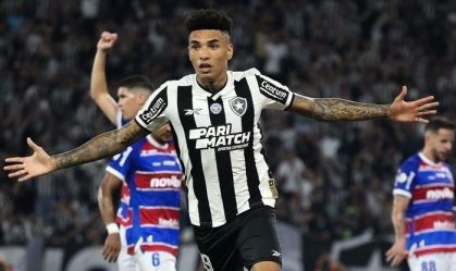 Igor Jesus fez o gol que deu a liderança do Brasileirão ao Botafogo